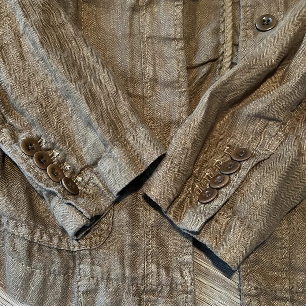 🧥J. Crew brown light jacket or blouse